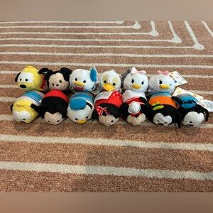 Disney Tsum Tsum collectible plush toys bundle 
Mickey Minnie